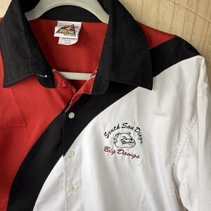 Vintage Speedway Race Gear South San Diego Big Dawgs Racing Shirt Men’s L
